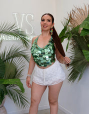 Seaglass Sequin Top