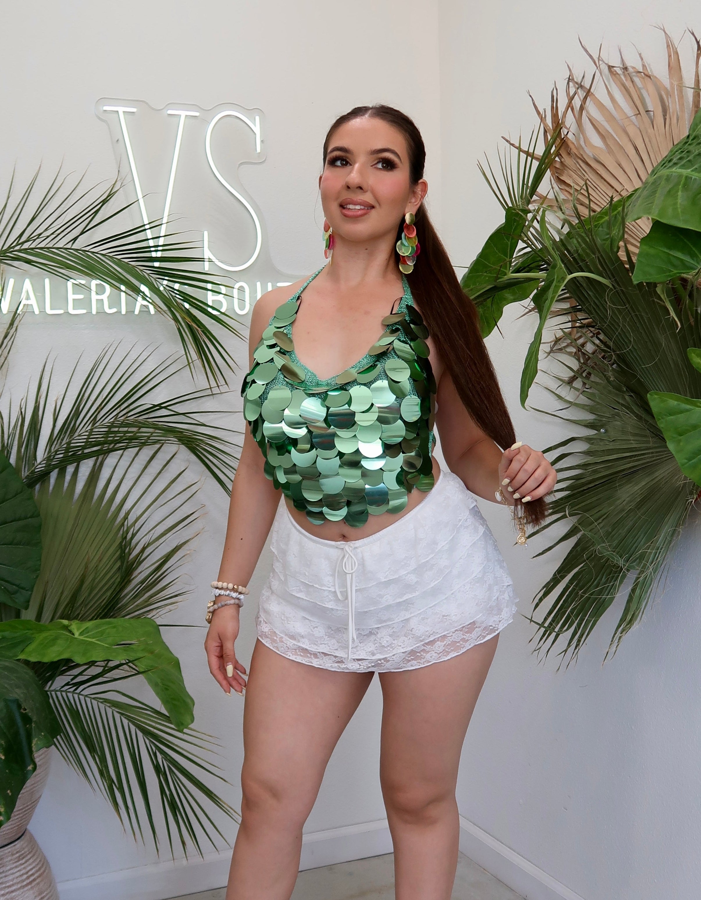 Seaglass Sequin Top
