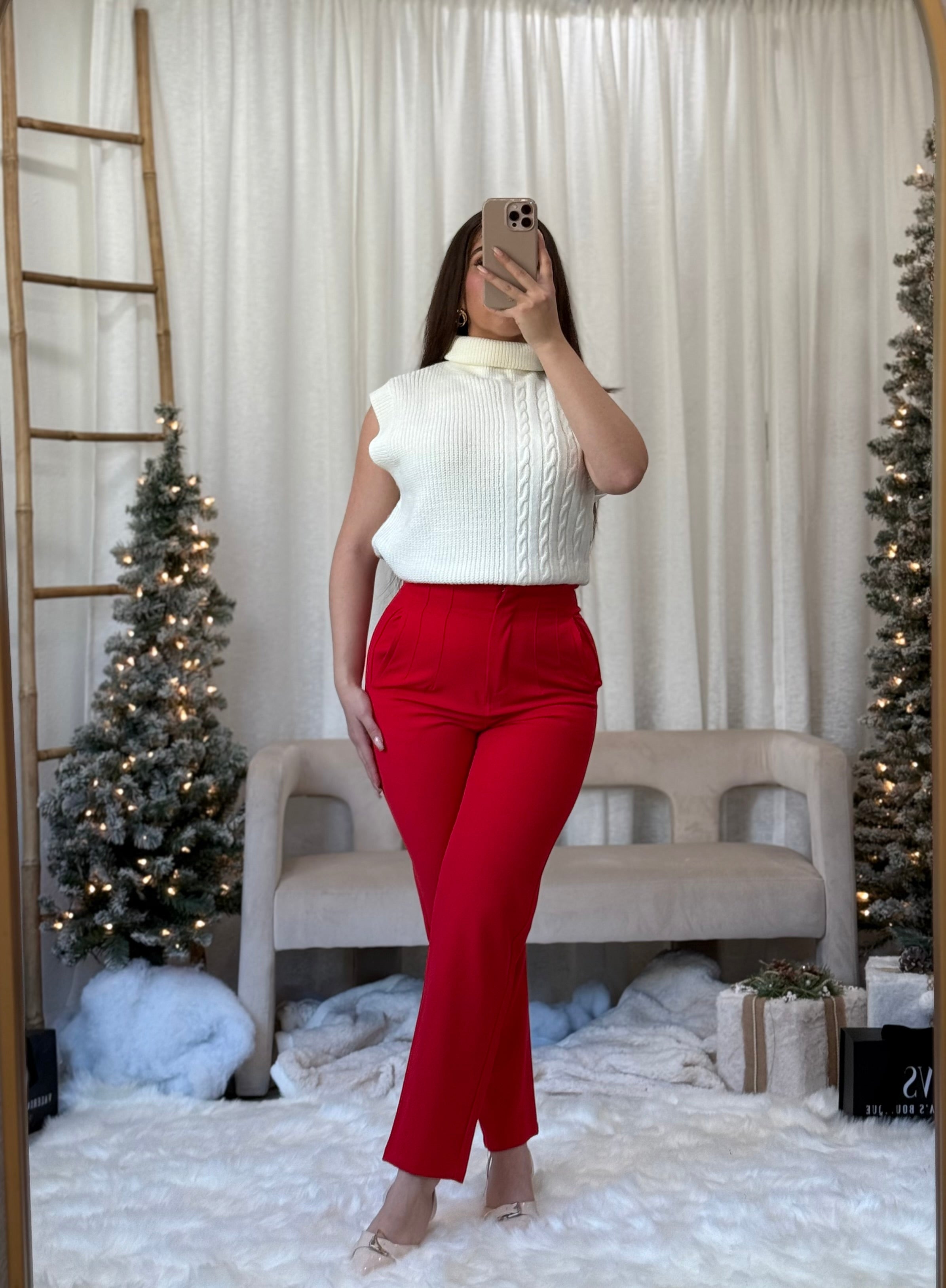 Beatrice Pants (Red)