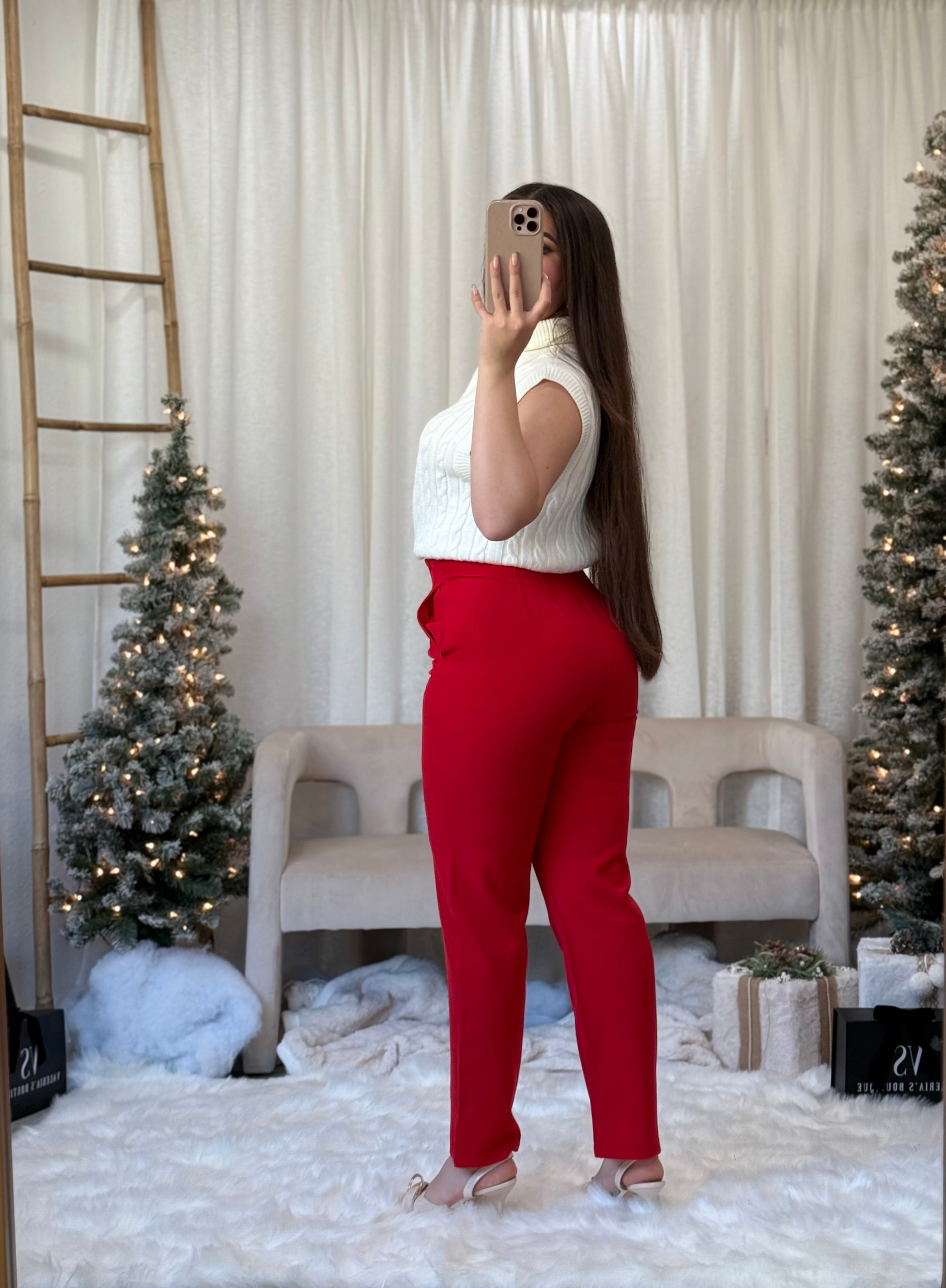 Beatrice Pants (Red)