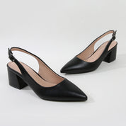 Anne Block Pumps (Black)