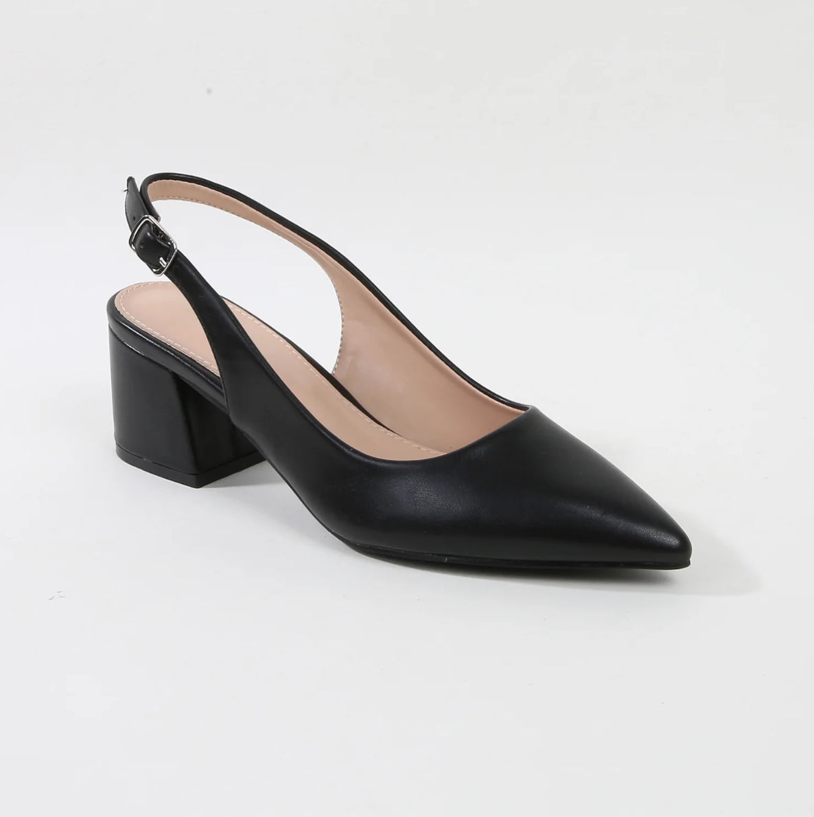 Anne Block Pumps (Black)