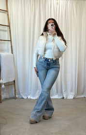 Brooklyn Mid Rise Flare Jeans