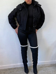 Khy Cropped Jacket (Black)