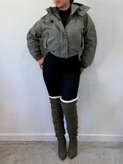 Khy Cropped Jacket (Olive)