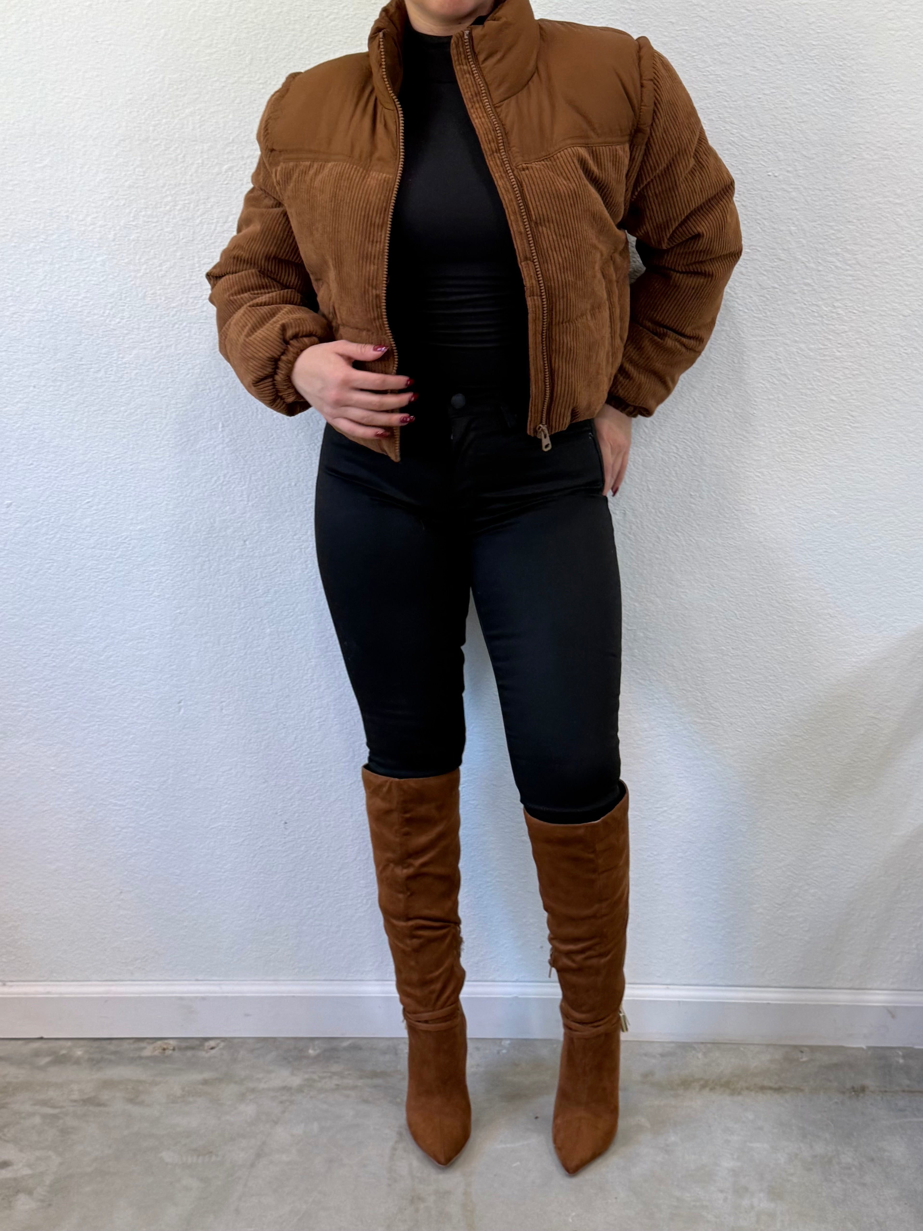 Jack Corduroy Puffer Jacket