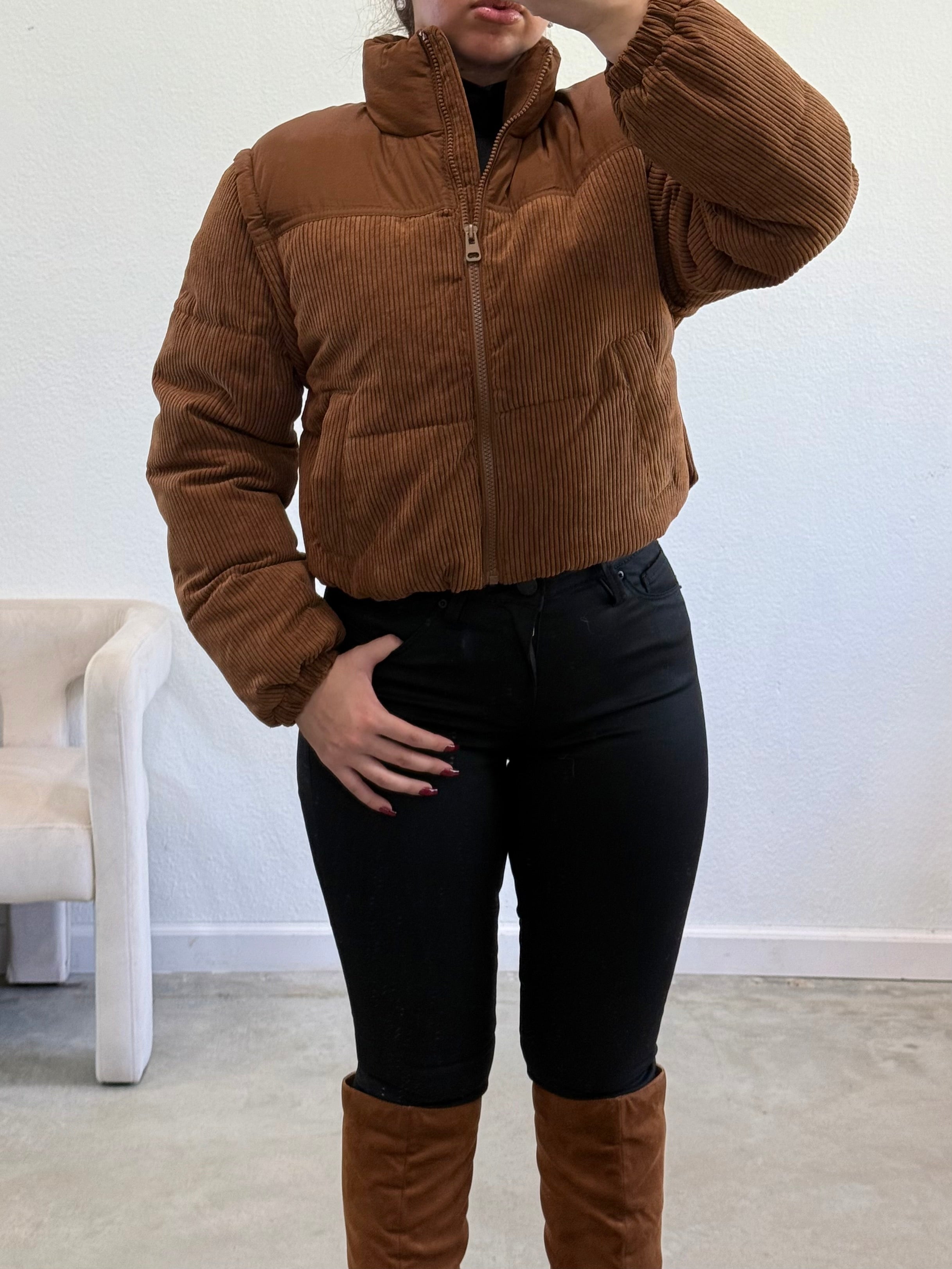 Jack Corduroy Puffer Jacket