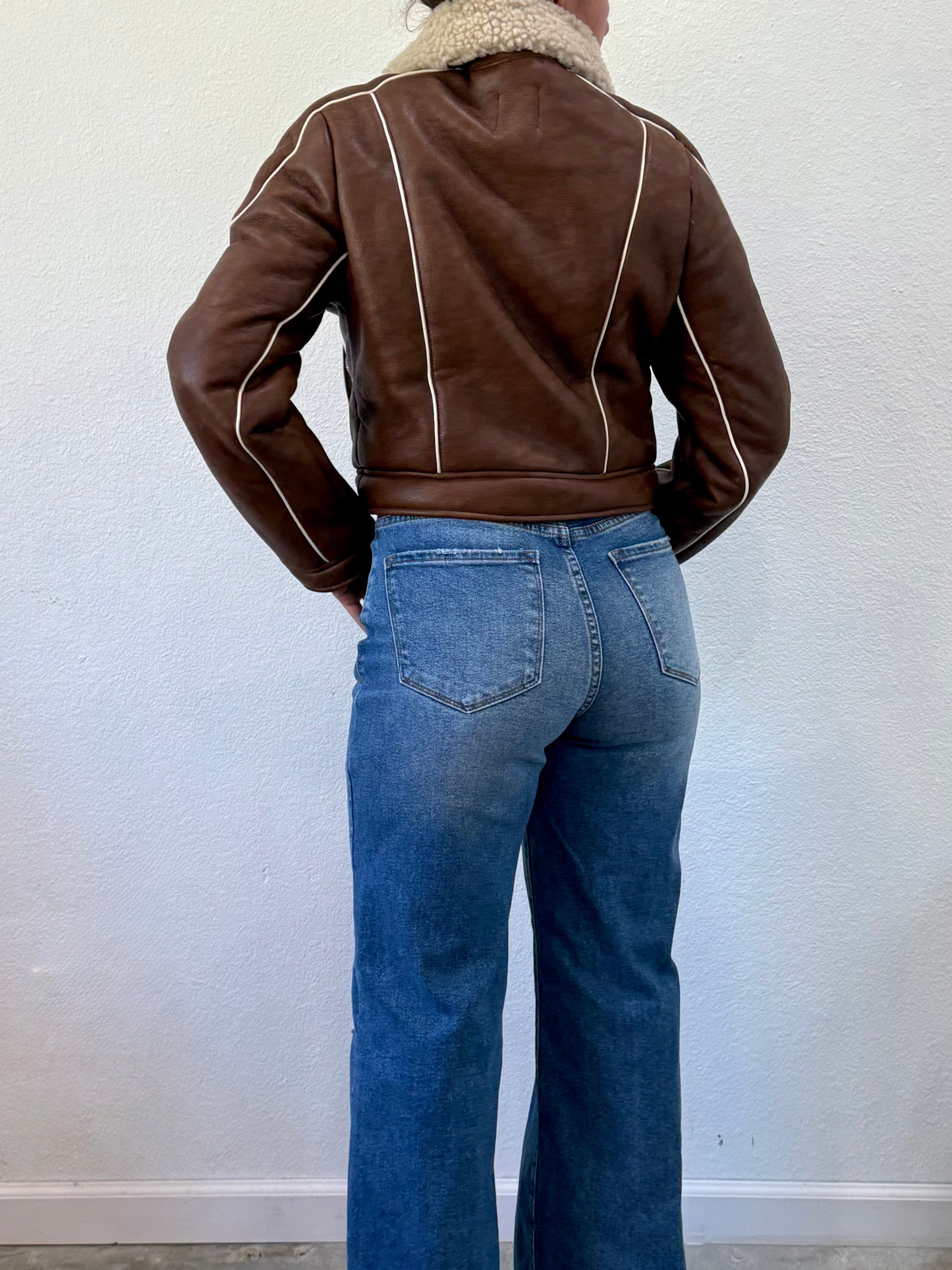 Bradley Shearling Leather Jacket