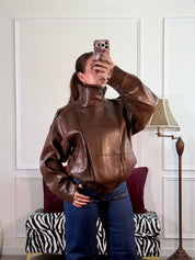 Larsen Leather Jacket (Coffee)