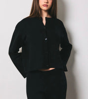 Lorette Knit Button Cardigan Sweater