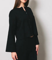 Lorette Knit Button Cardigan Sweater