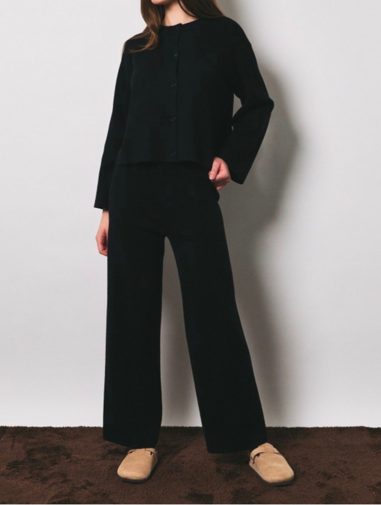 Lorette Knit Wide Leg Pants