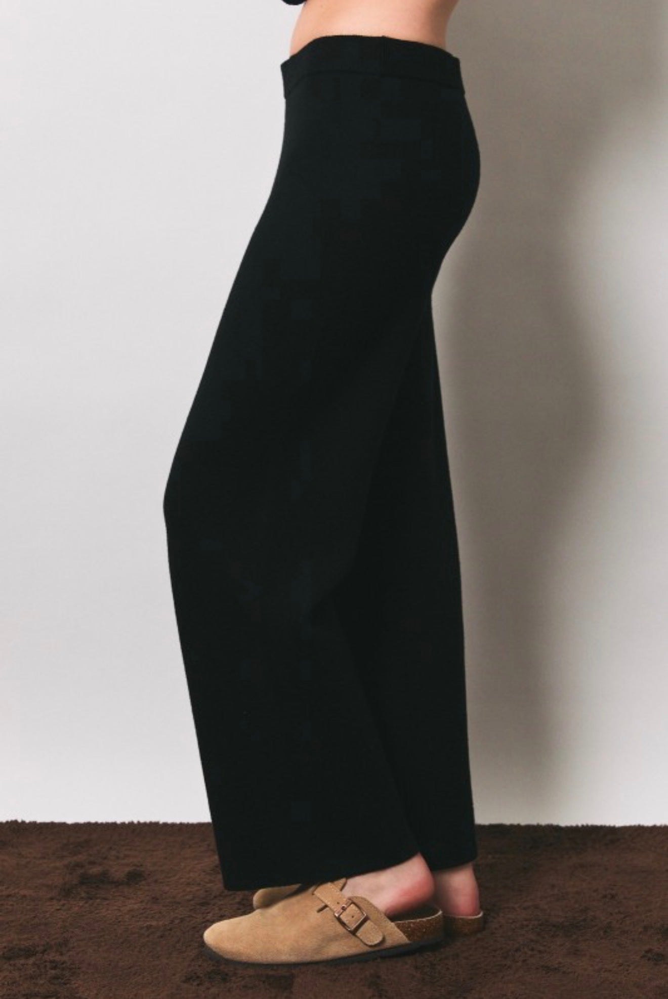 Lorette Knit Wide Leg Pants