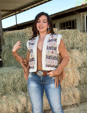 Vallejo Aztec Sherpa Vest