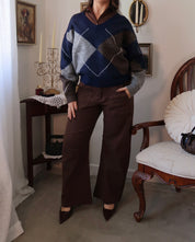 Avra Chocolate Barrel Pants