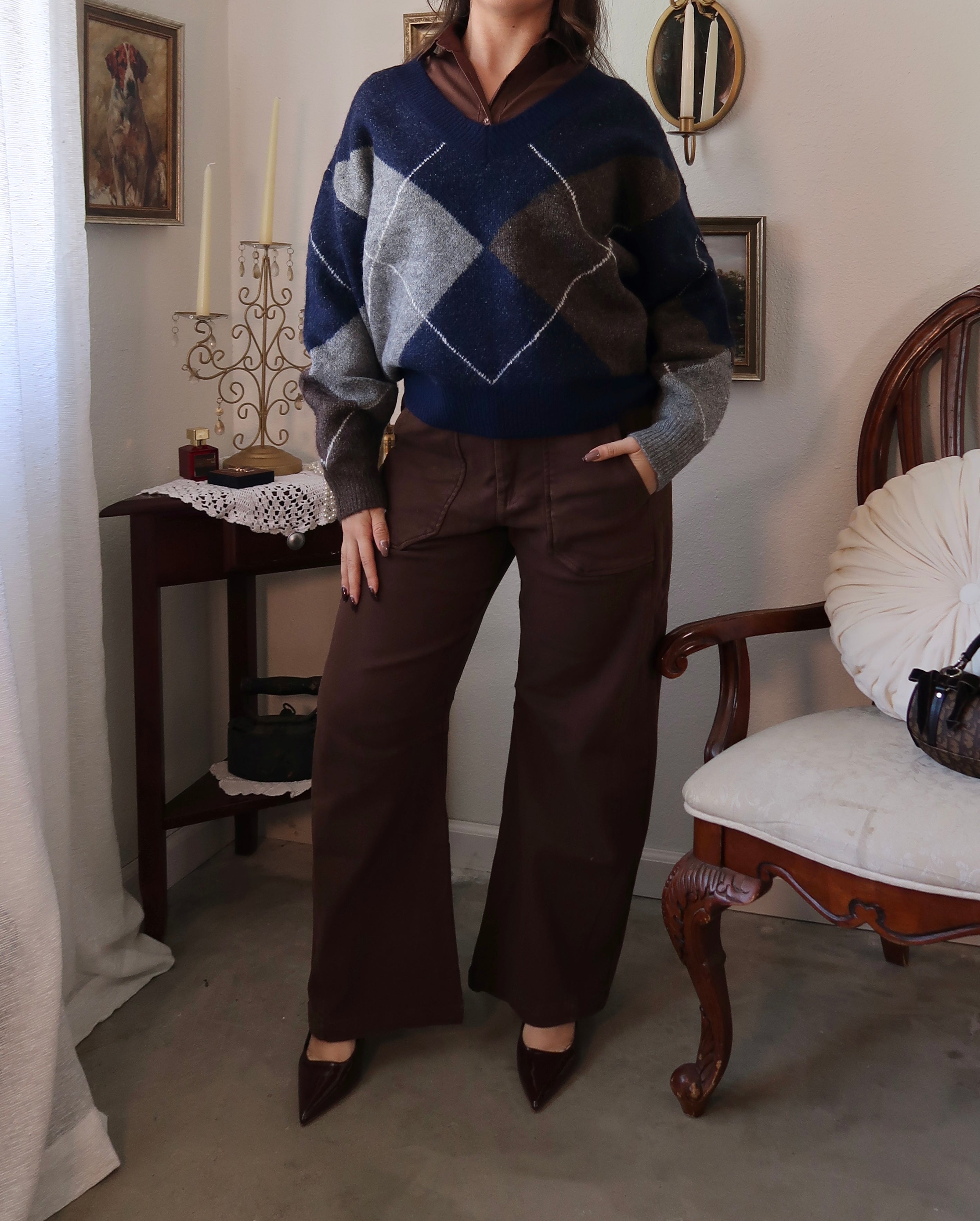Avra Chocolate Barrel Pants