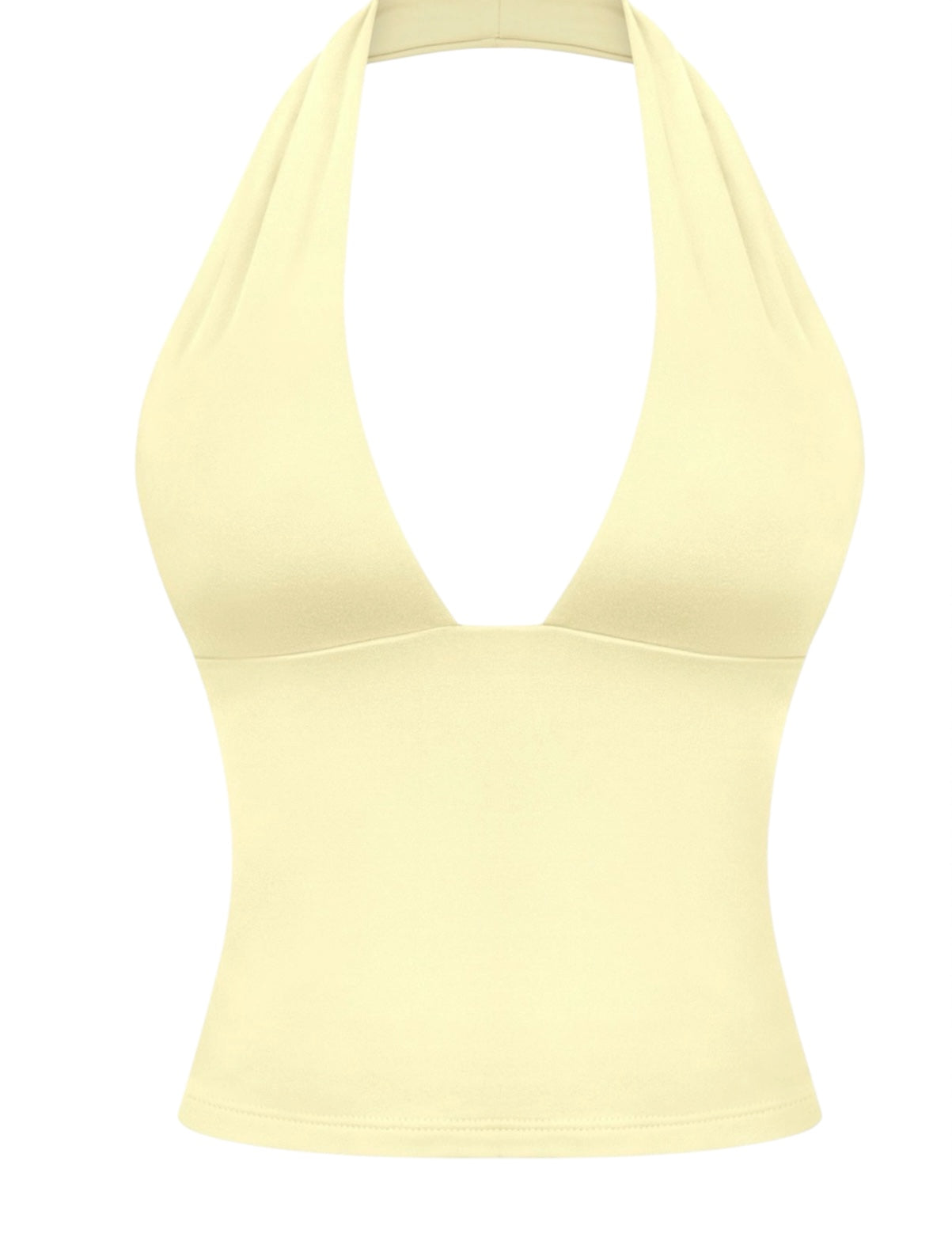 Valerie Capri Pants - High Rise (Light Yellow)
