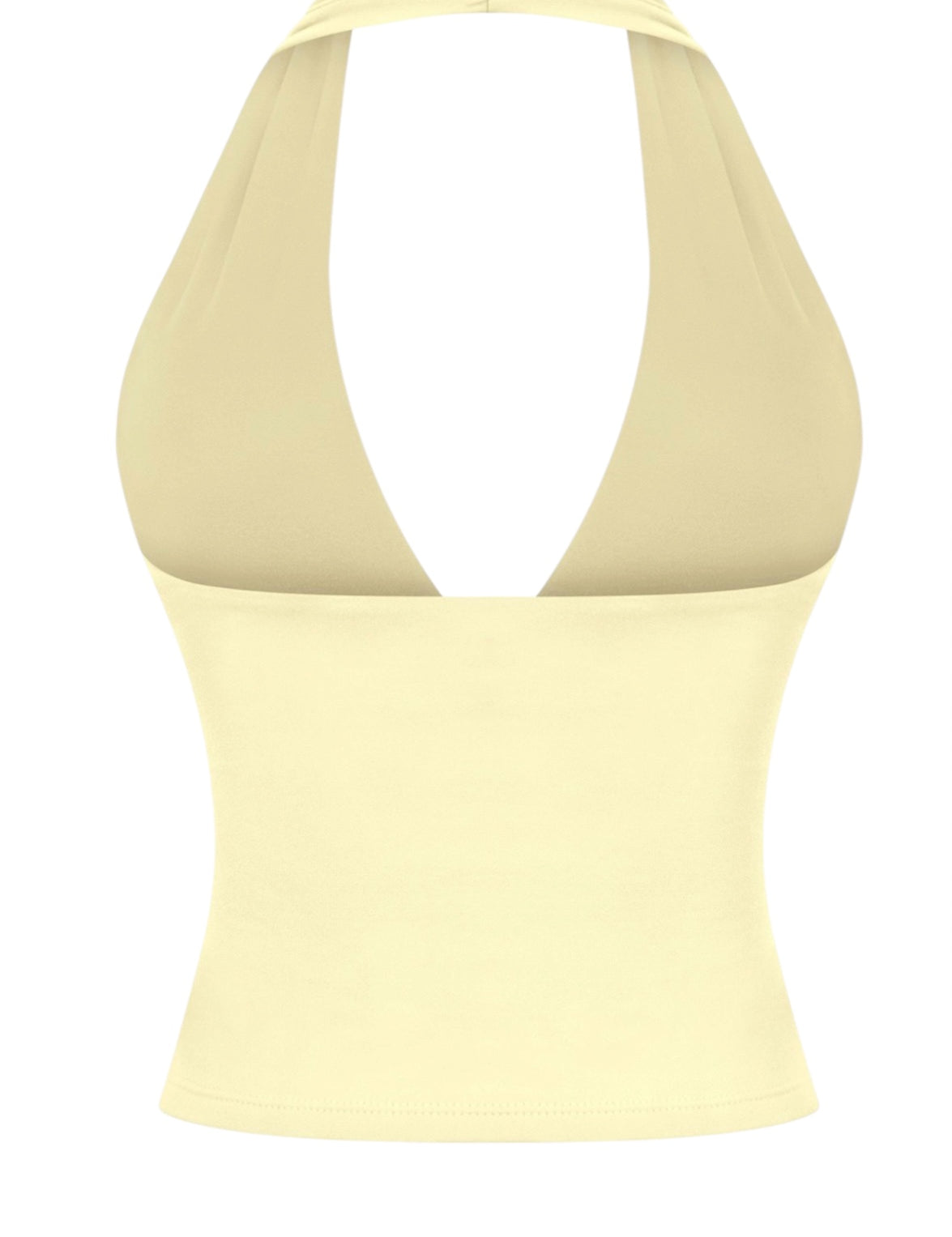 Valerie Capri Pants - High Rise (Light Yellow)