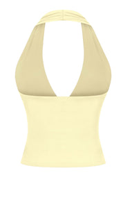 Valerie Plunge Halter Top