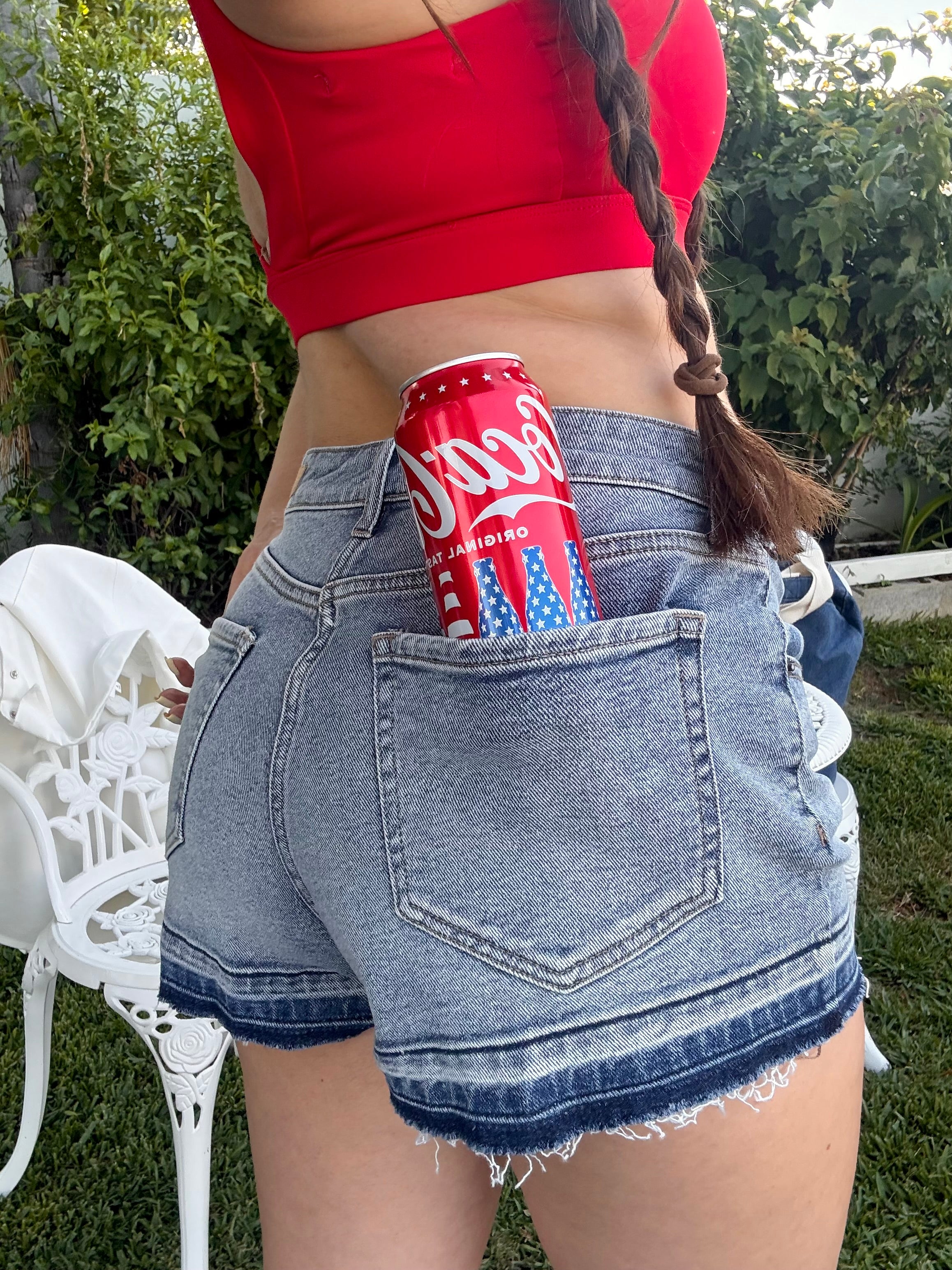 Justina Denim Shorts
