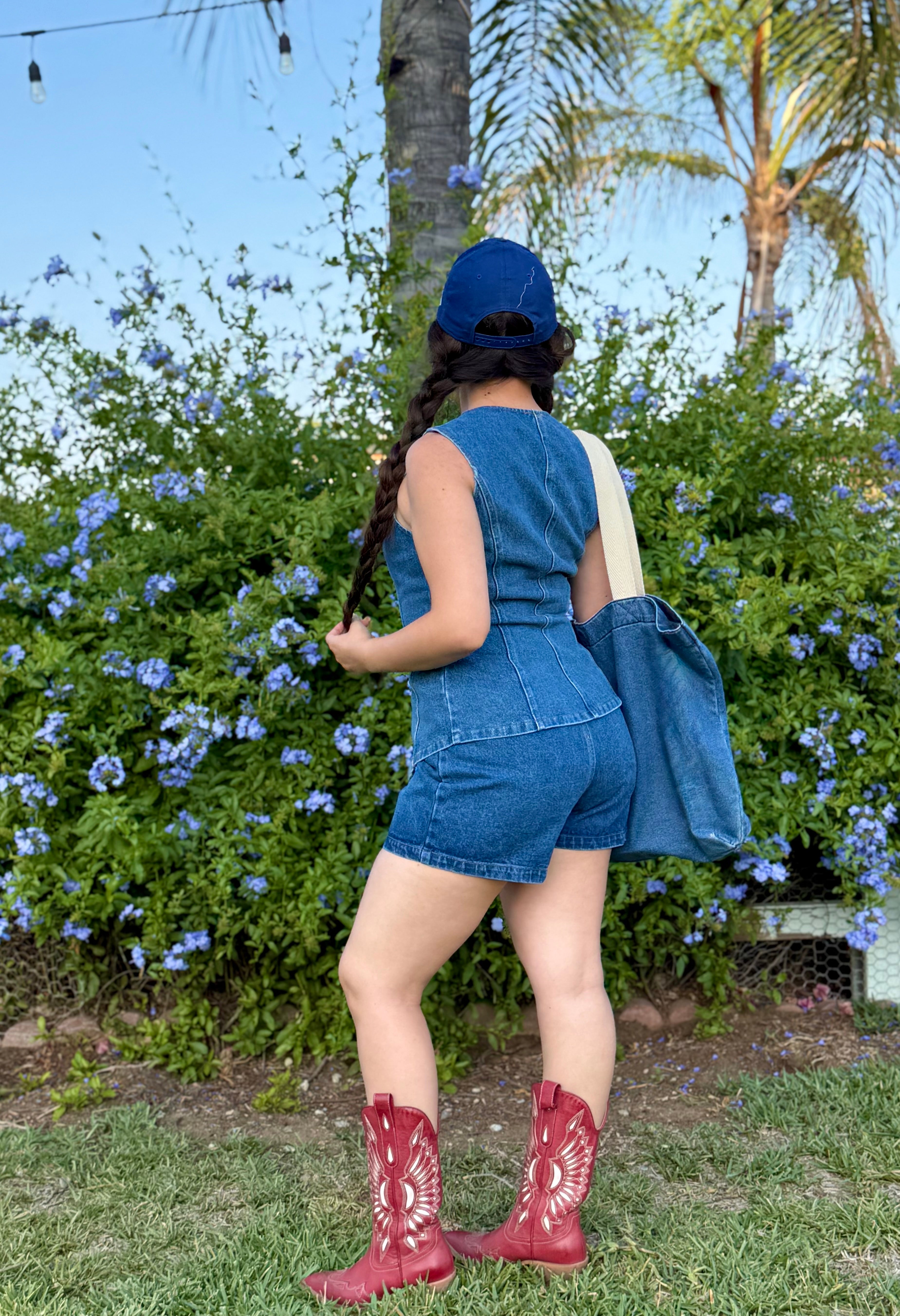 Miley Relaxed Vintage Denim Shorts