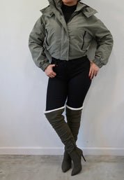 Khy Cropped Jacket (Olive)