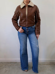 Bradley Shearling Leather Jacket