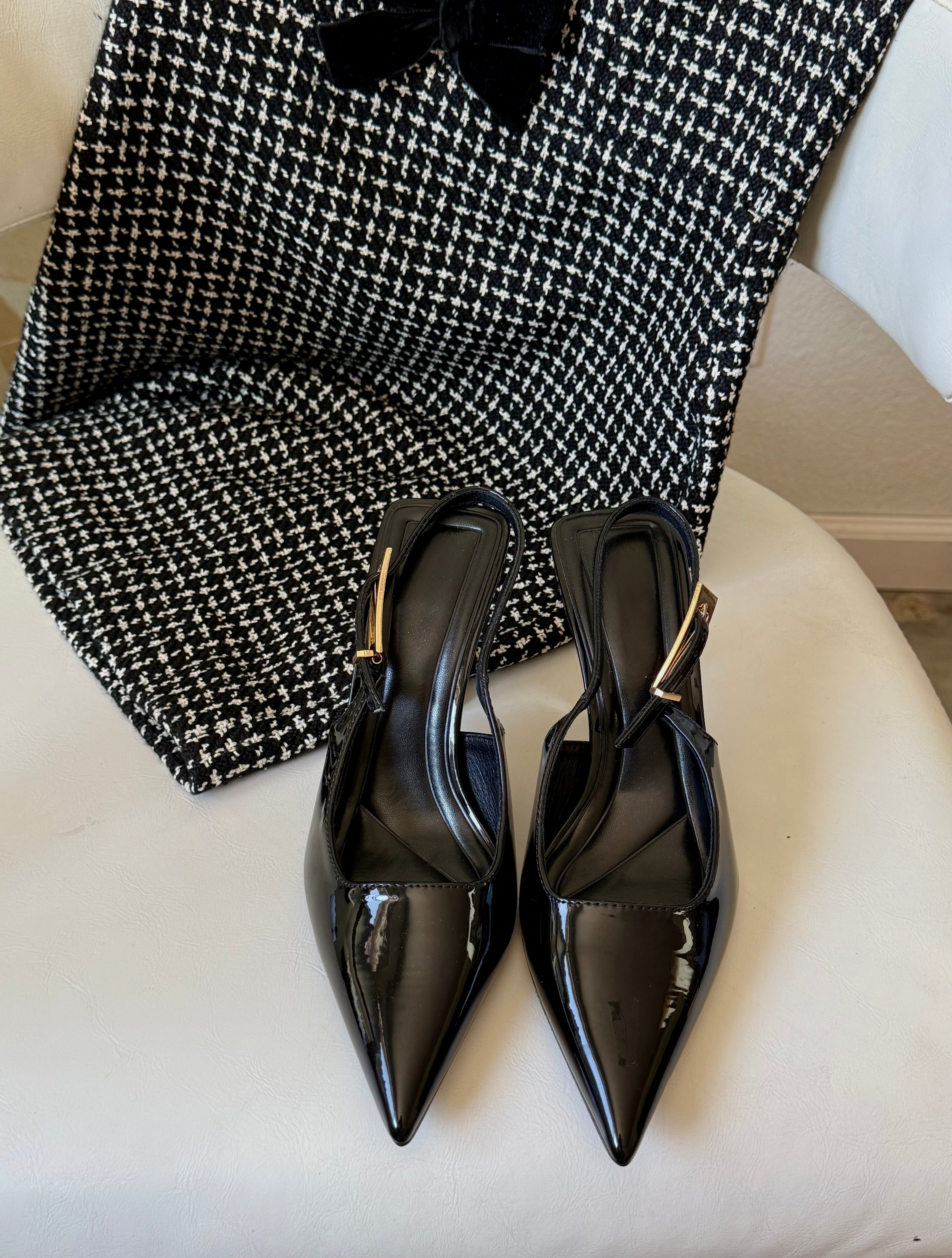 Rich Taste Patent Pumps (Black)