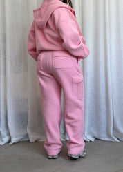 Kim Cargo Sweatpants (Blush)