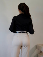 Classic Button Up Shirt (Black)