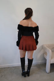 Ember Suede Mini Skirt
