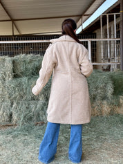 Maverick Shearling Reversible Coat (Brown)