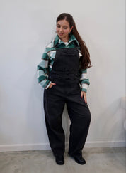 Alice Plaid Crop Shacket (Green)