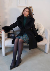 Edna Fur Trim Coat