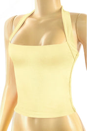 Valerie Halter Top (Light Yellow)