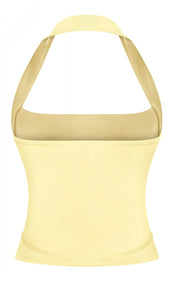 Valerie Halter Top (Light Yellow)