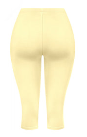 Valerie Capri Pants (Light Yellow)