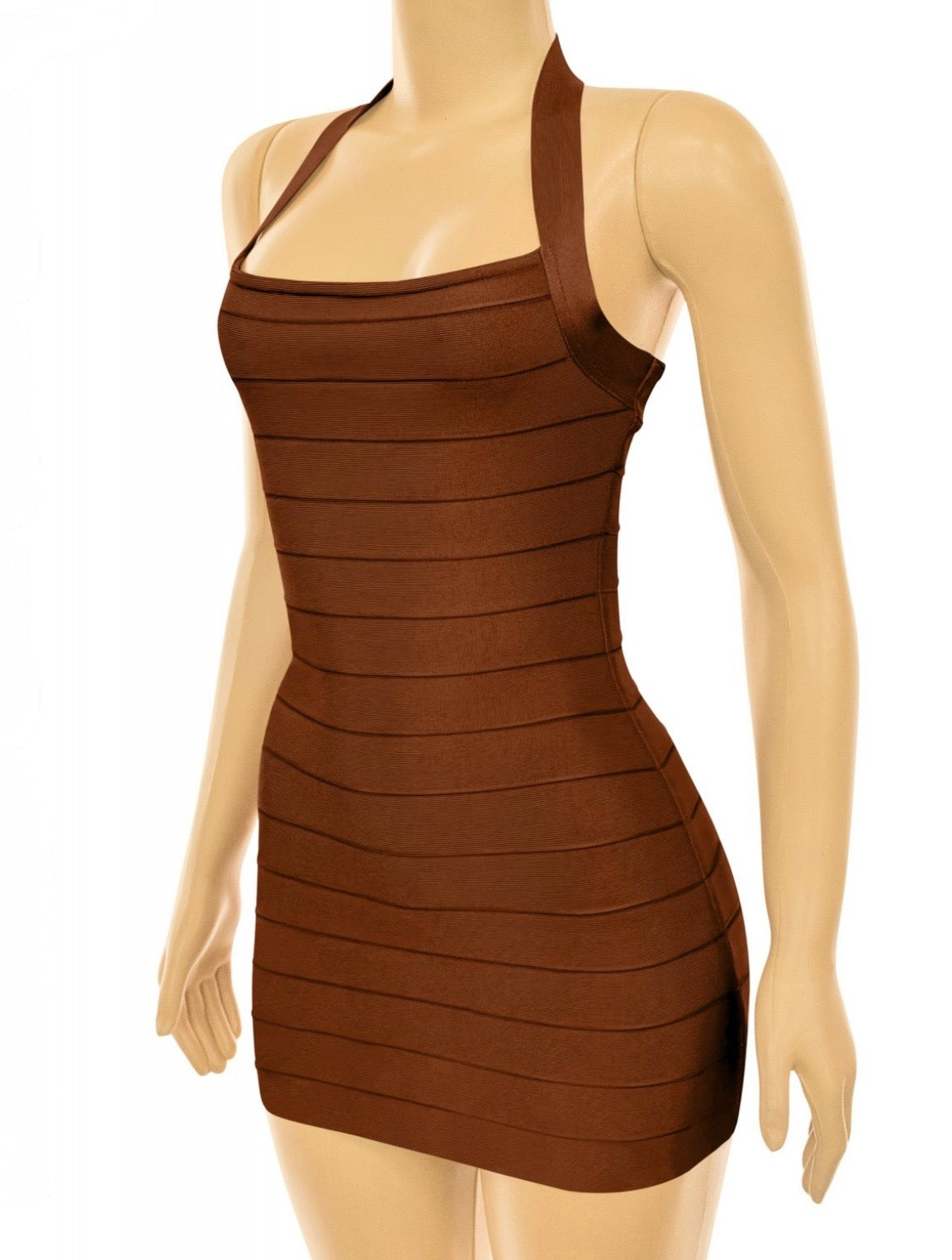 Azalea Bandage Halter Mini Dress