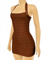 Azalea Bandage Halter Mini Dress