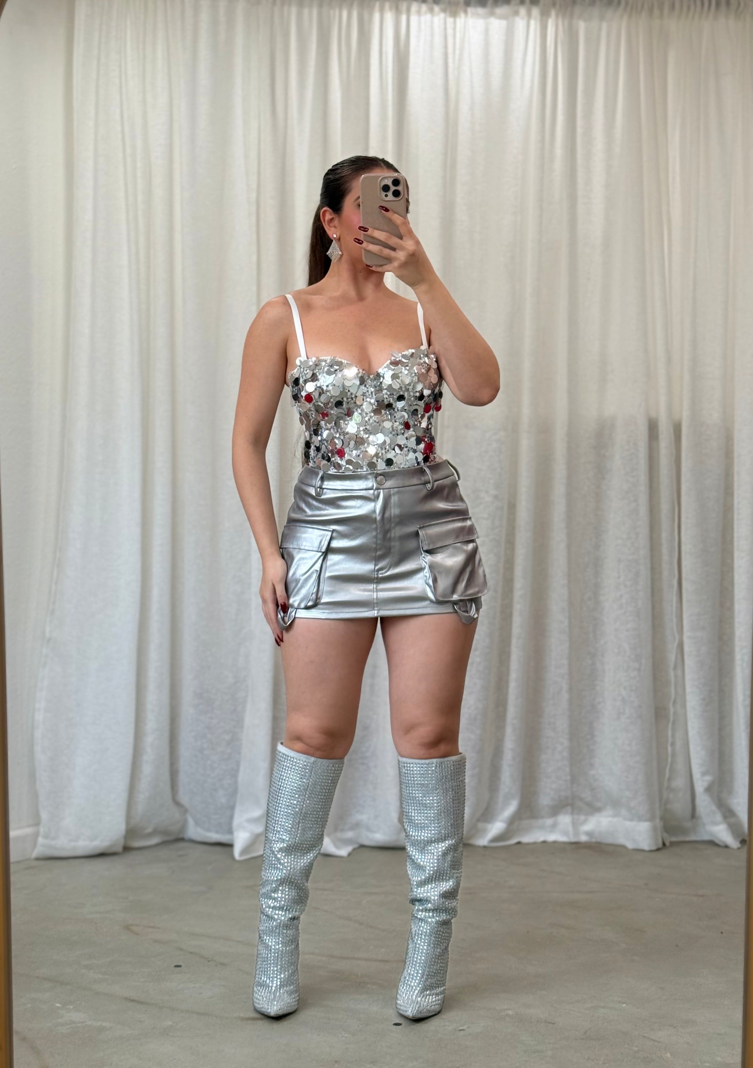 Rockstar Leather Mini Skirt