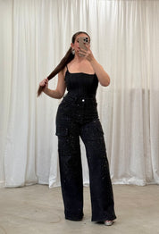 Low Exposure High Rise Wide Leg Jeans