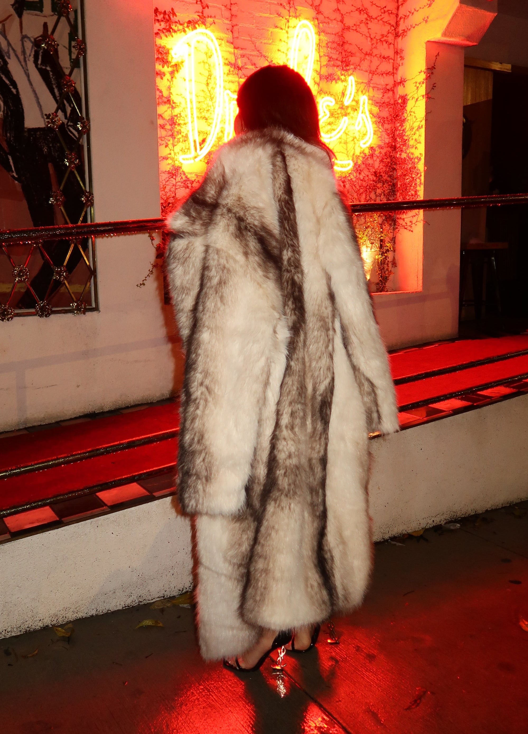 Bellucci Fur Maxi Coat