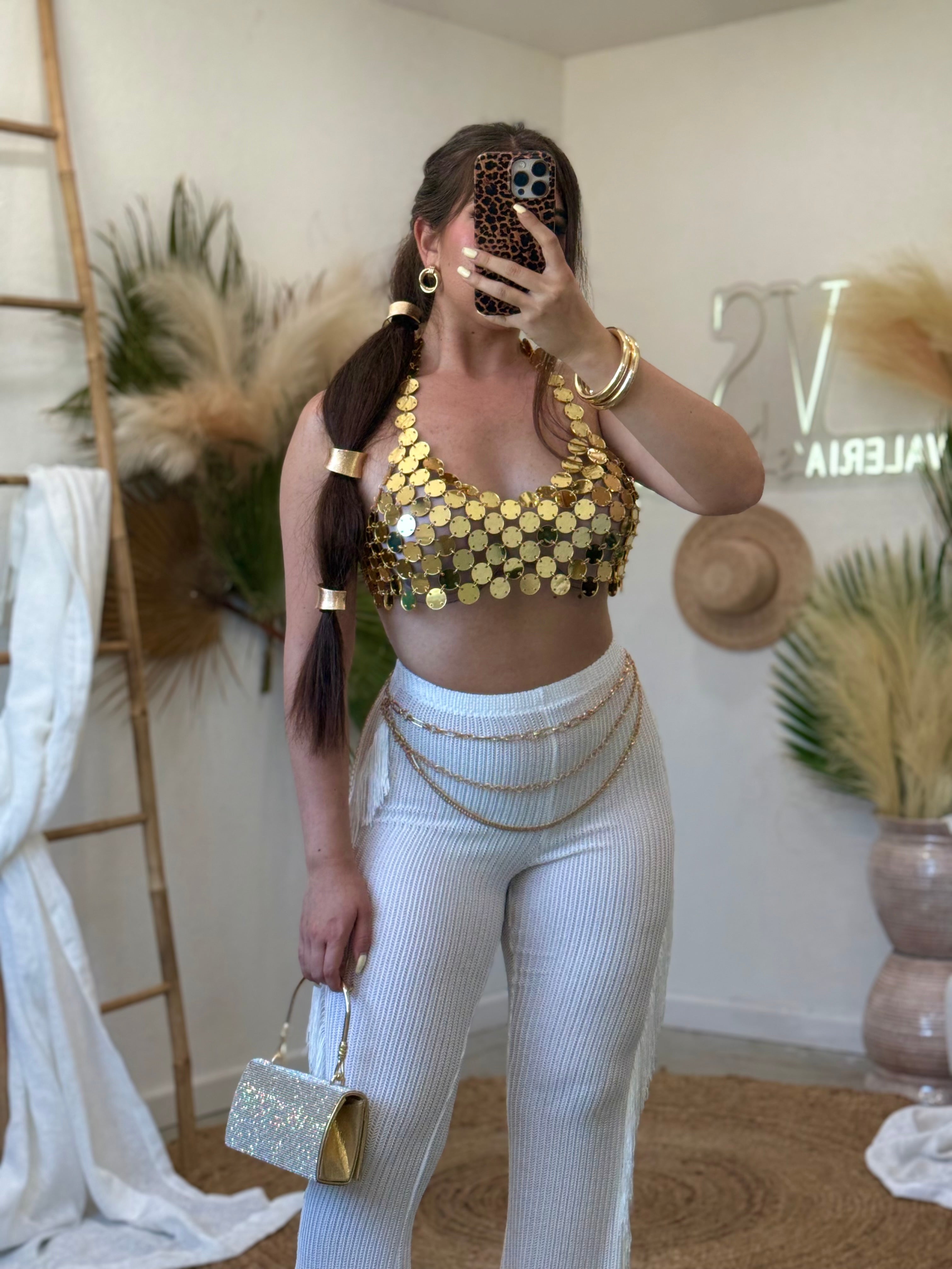 El Reflejo Mirror Top (Gold)