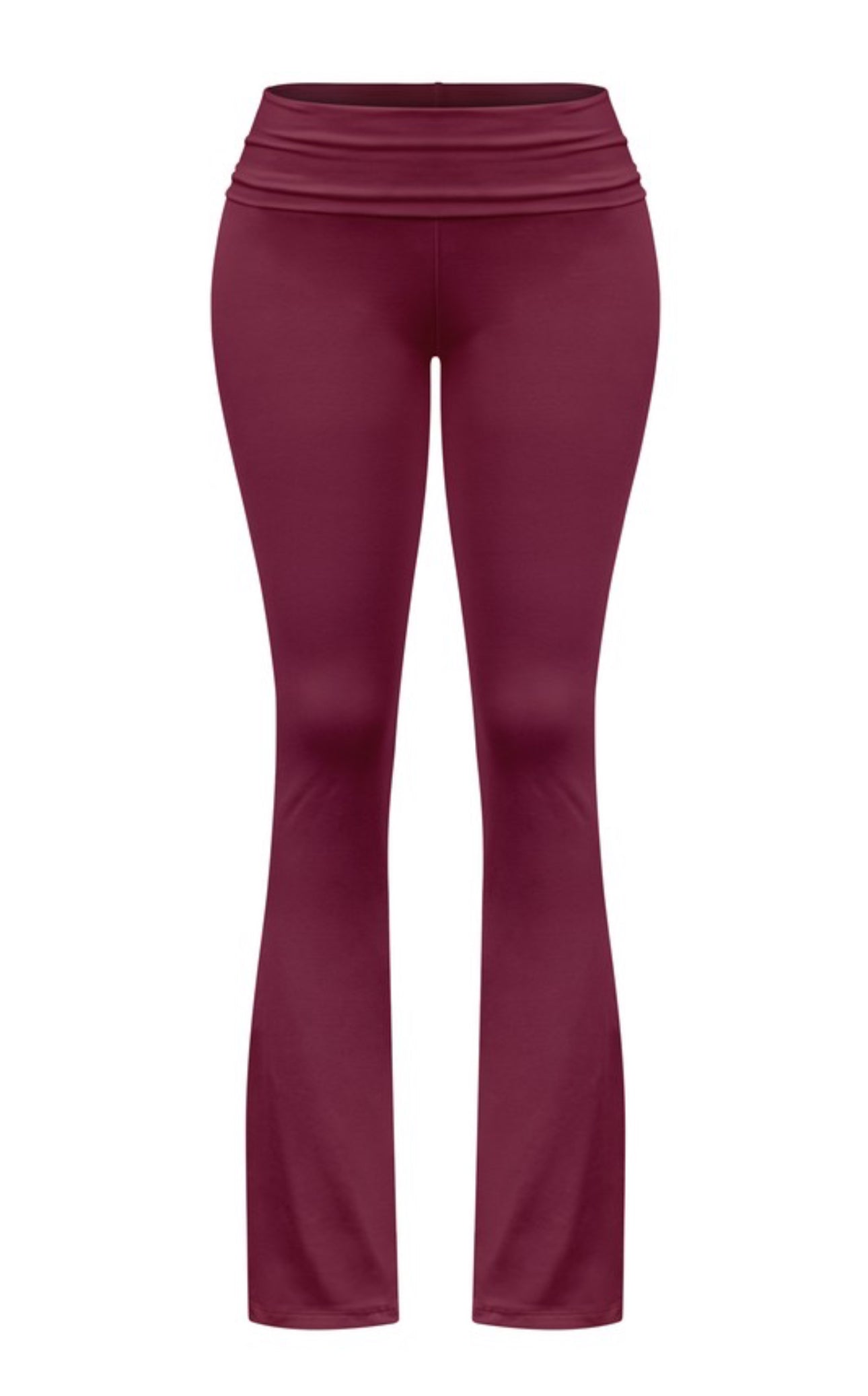 Valerie Flare Pants (Burgundy)