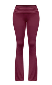 Valerie Flare Pants (Burgundy)