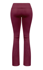 Valerie Flare Pants (Burgundy)