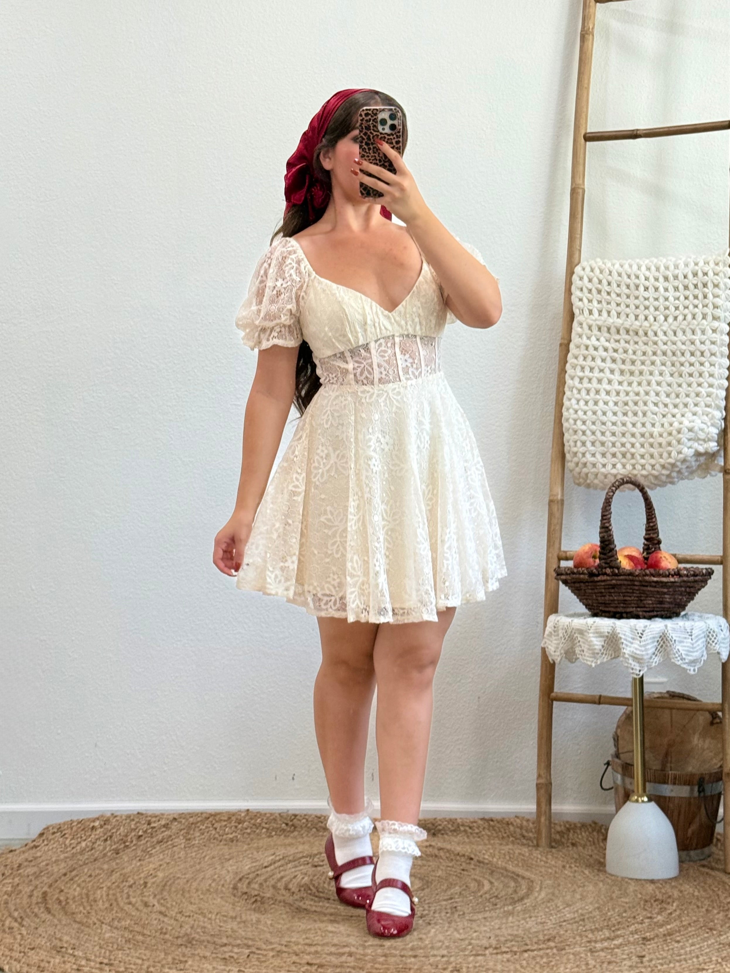Clarita Lace Mini Dress