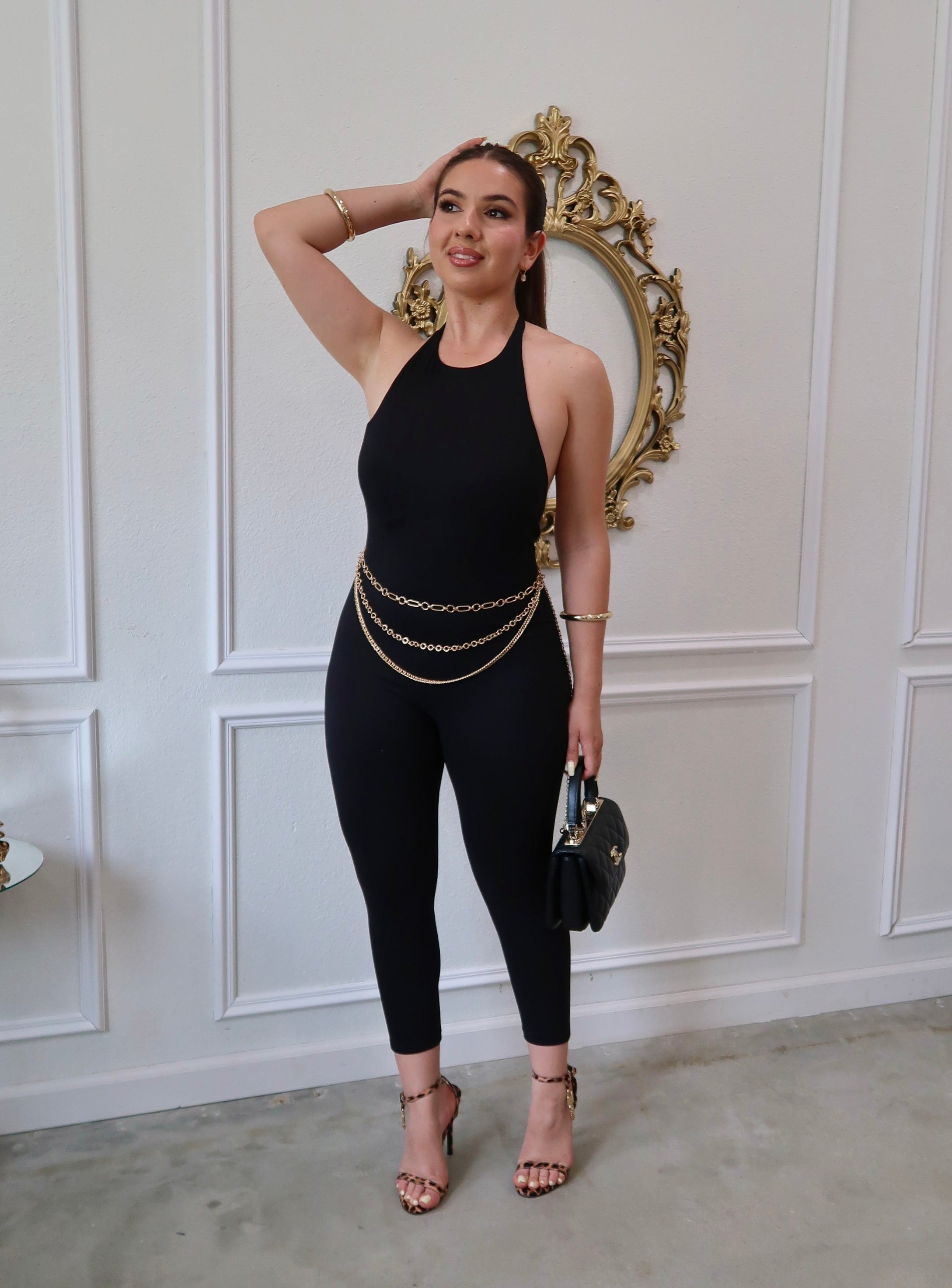 Valerie Halter Open Back Jumpsuit