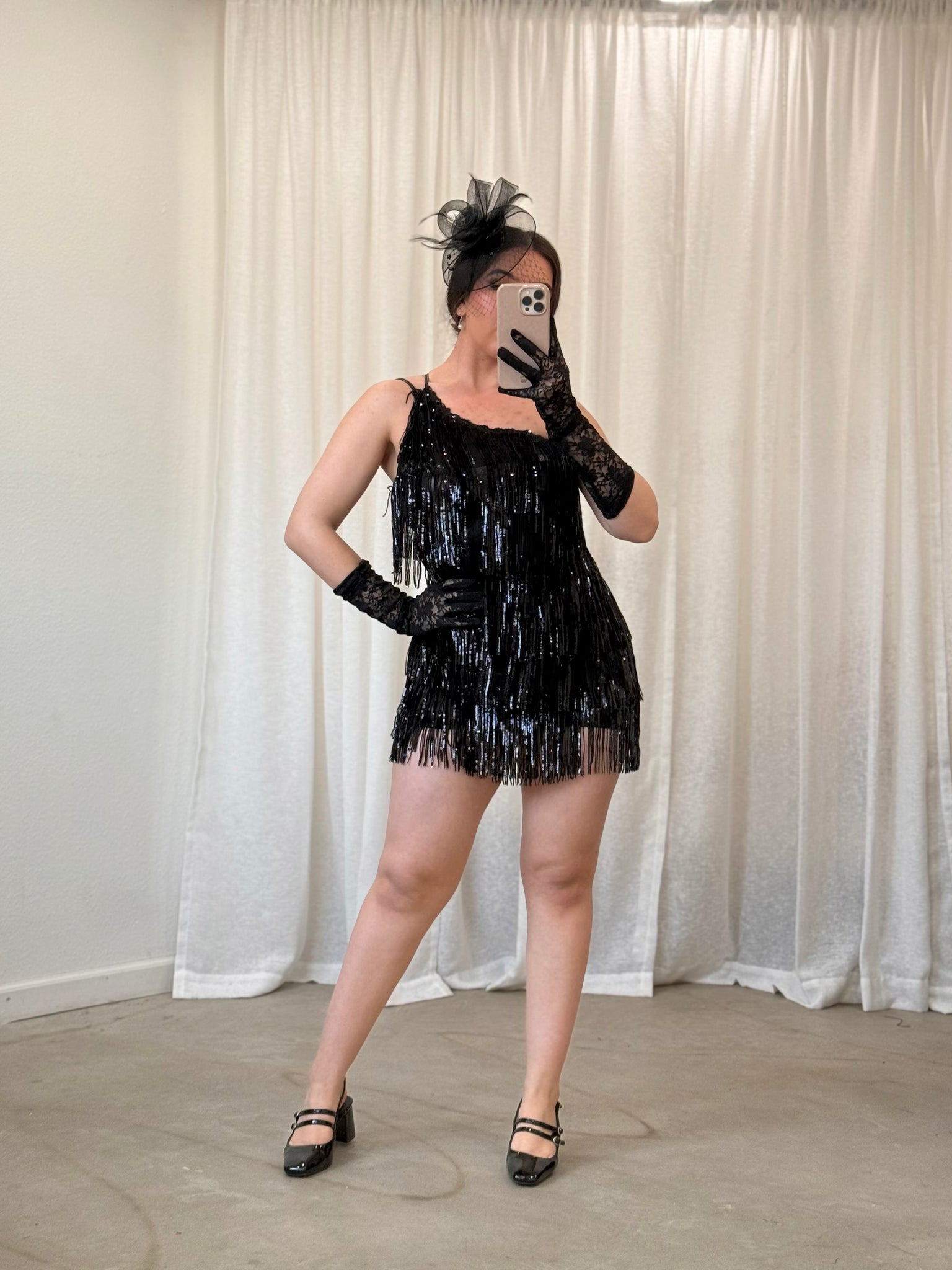 Bailar De Caballito Sequin Fringe One Shoulder Mini Dress (Black) Valeria'S Boutique Bailar De Caballito Sequin Fringe One Shoulder Mini Dress (Black) Valeria'S Boutique