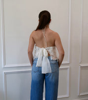 Fiorella Ruffle Top (Ivory)
